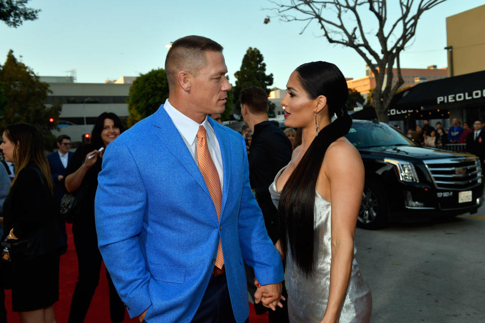 John Cena and Nikki Bella seemingly ended their six-year relationship in April. (Photo: Matt Winkelmeyer via Getty Images)