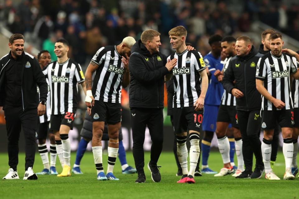 Newcastle bested the Blues with a majorly depleted team (Getty)