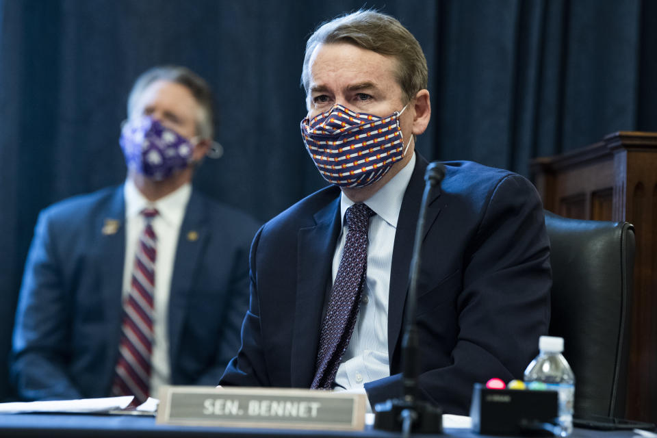 Sen. Michael Bennet (D-Colo.) has long backed tying unemployment benefits to economic conditions.  (Photo: Tom Williams/CQ Roll Call via Getty Images)