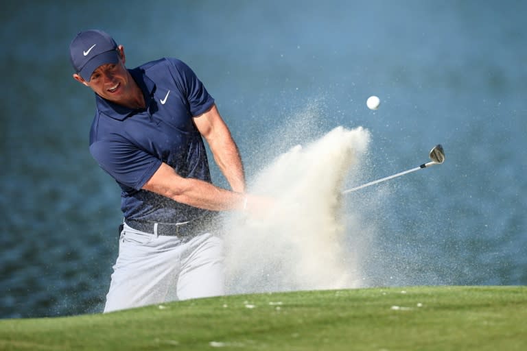 Rory McIlroy is a shot behind leader Xander Schauffele at the PGA Tour's Wells Fargo Championship. (Jared C. Tilton)