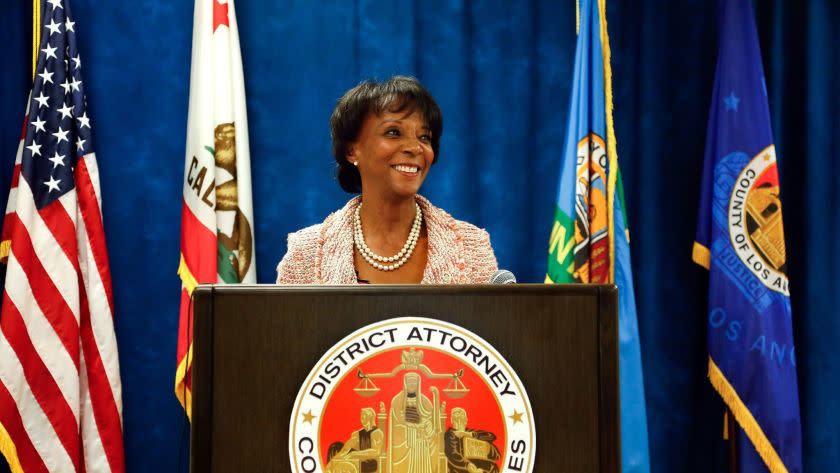 Los Angeles County District Attorney Jackie Lacey is considered a candidate for California's open attorney general position.