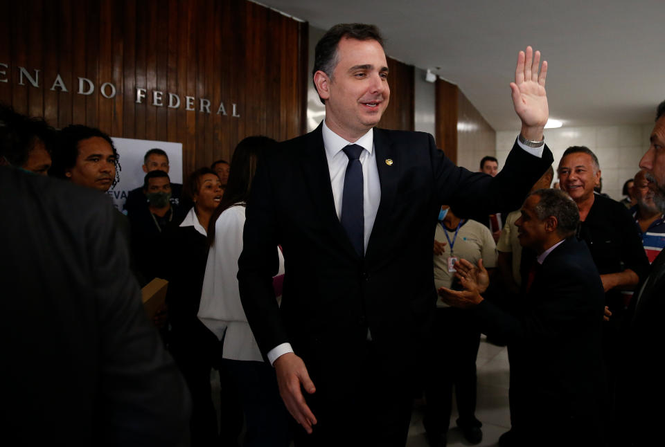 ***ARQUIVO***BRASÍLIA, DF, 06.07.2022 - O presidente do Senado, Rodrigo Pacheco (DEM-MG). (Foto: Pedro Ladeira/Folhapress)