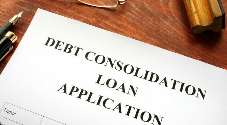 Debt consolidation loan application