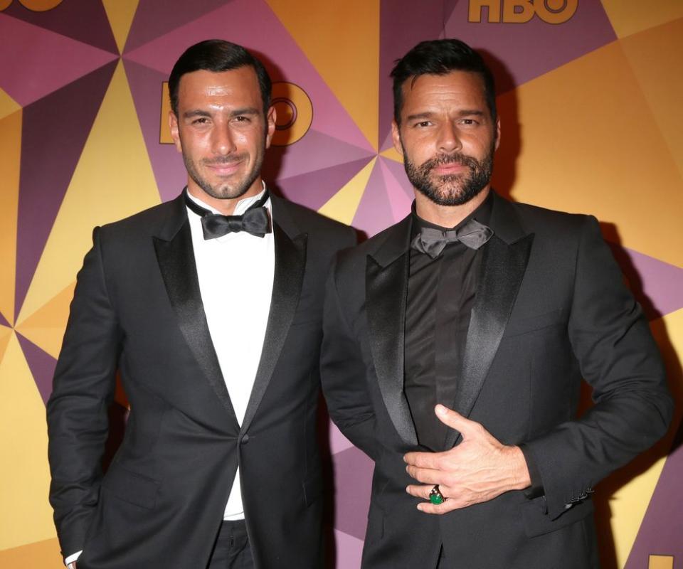 Ricky Martin and Jwan Yosef