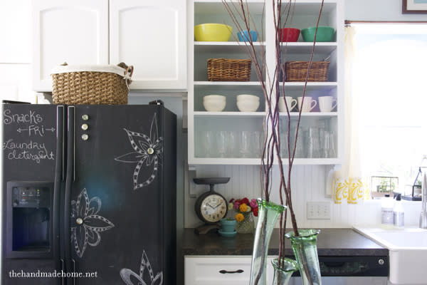 Chalkboard Paint Refrigerator