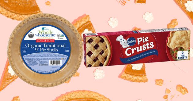 Wholly Wholesome traditional organic pie shells and Pillsbury pie crust (Photo: Wholly Wholesome/Target)