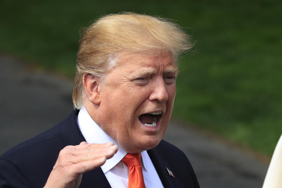 Donald Trump, Präsident der USA, hat Gerüchte um Zahlungen an Nordkorea dementiert. (Bild: Manuel Balce Ceneta/AP/dpa)