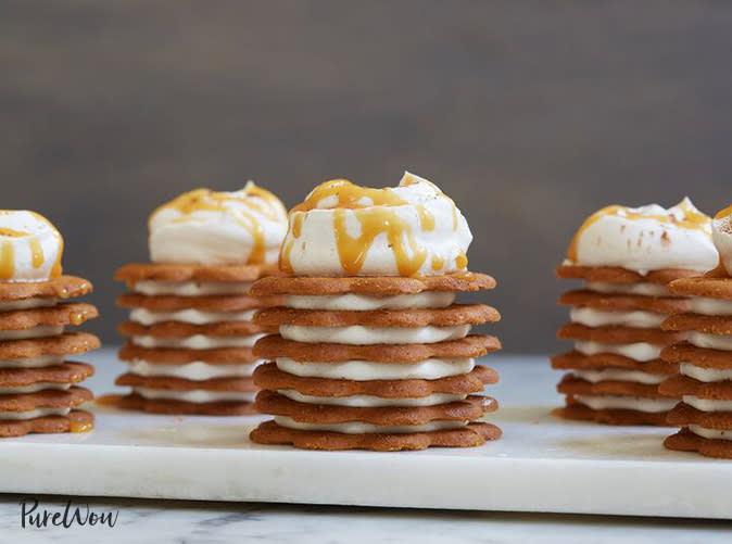 Mini No-Bake Gingersnap Icebox Cakes