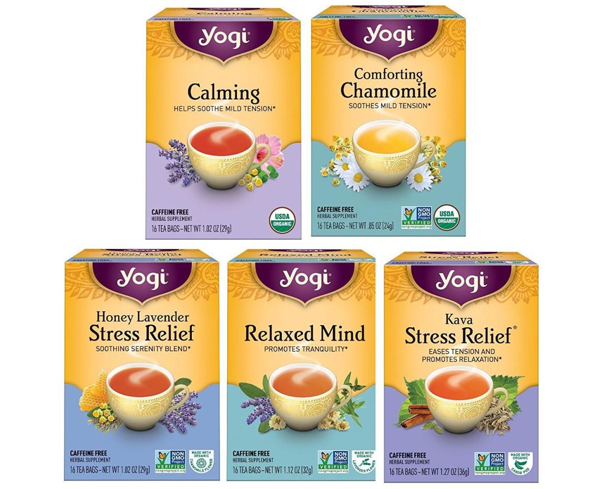 Yogi Stress Relief Herbal Teas