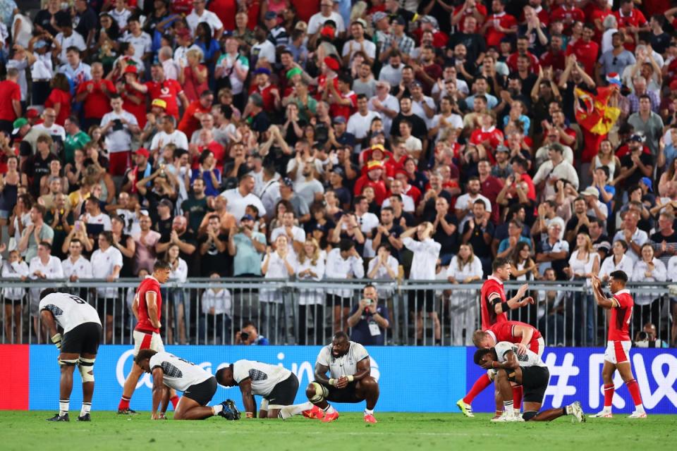 Fiji were narrowly beaten by Wales (Getty Images)