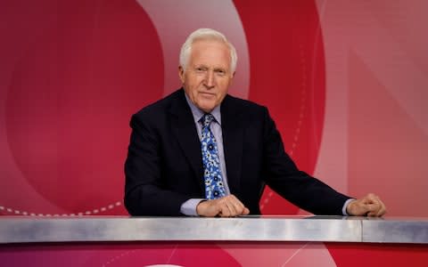 David Dimbleby will step down from the show he has hosted for the past 25 years on December 13 - Credit: Richard Lewisohn/BBC/PA