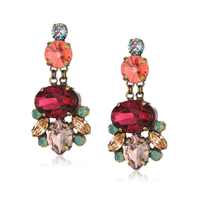 Sorrelli Radiant Sunrise Floral Statement Drop Earrings