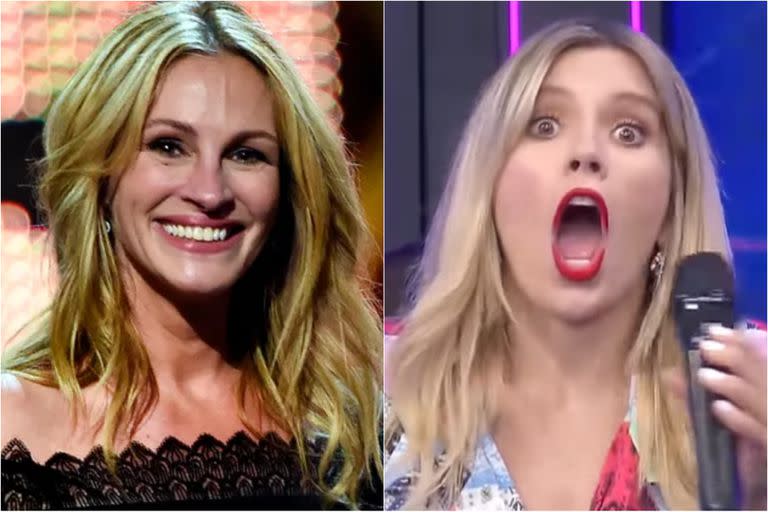 Laurita Fernández se quedó impactada ante el parecido de una participante con Julia Roberts