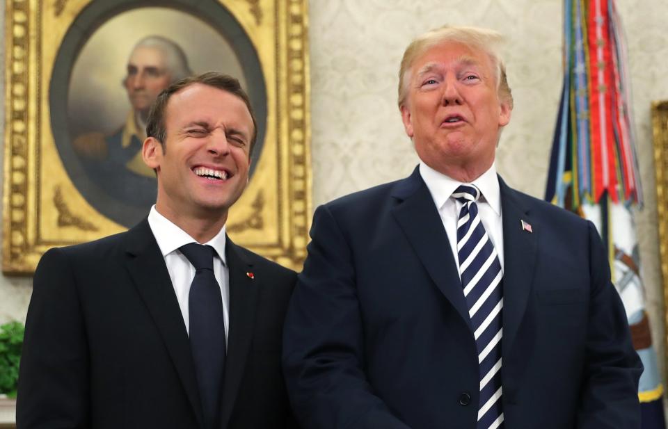 trump macron