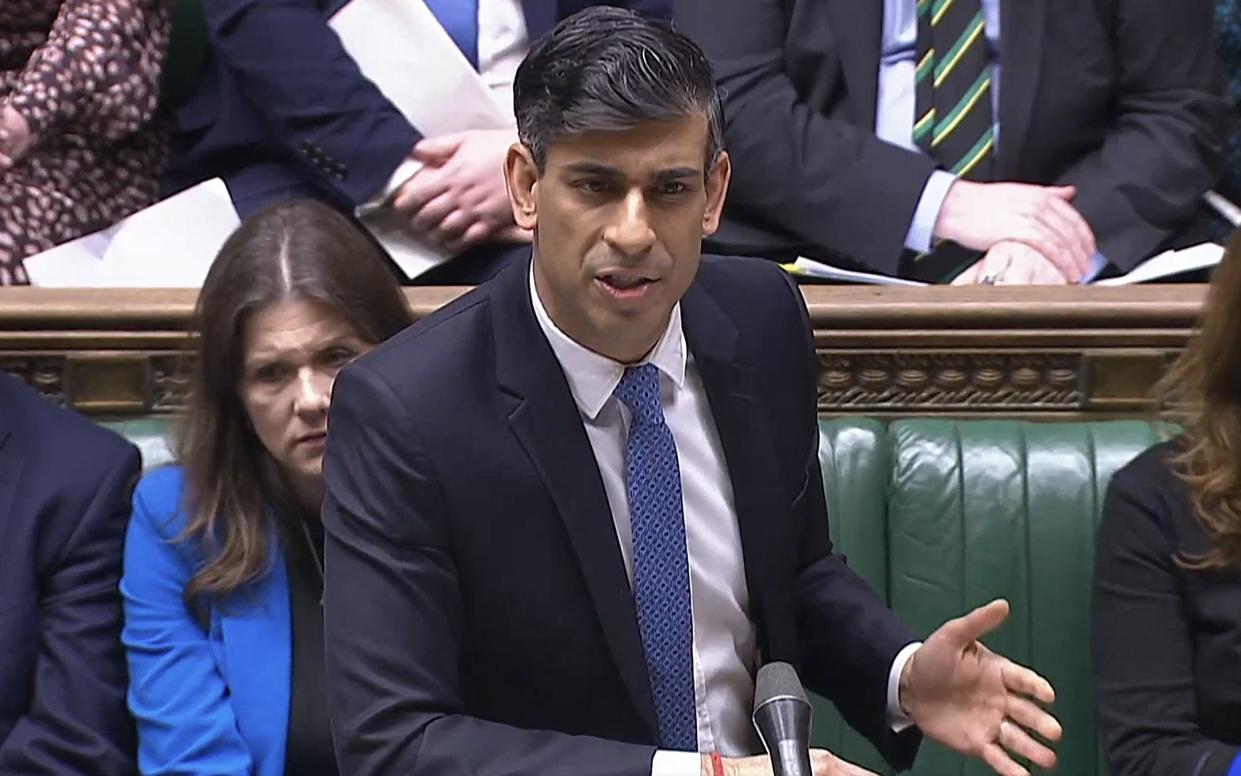 Rishi Sunak at PMQs