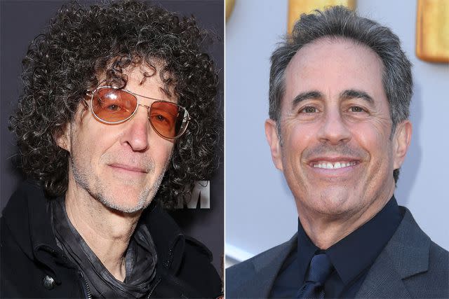 <p>Cindy Ord/Getty; Steve Granitz/FilmMagic</p> Howard Stern and Jerry Seinfeld