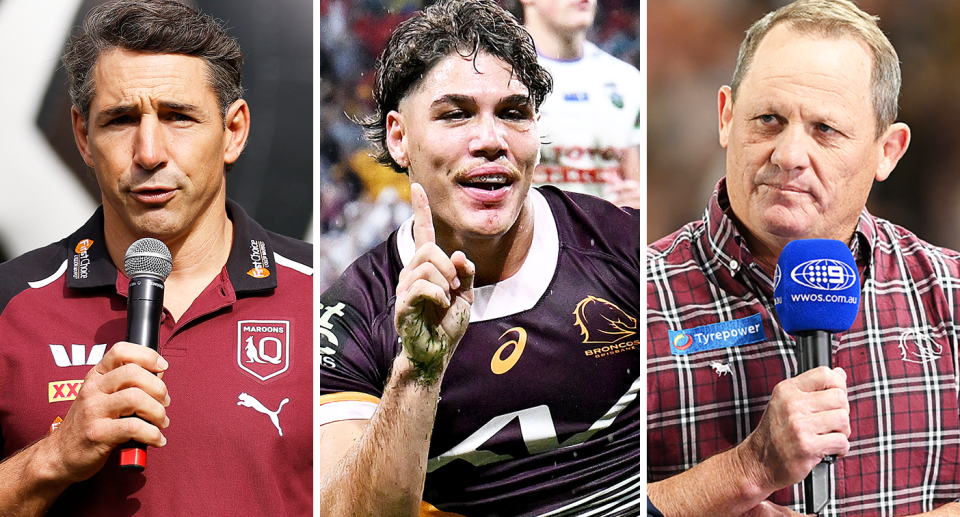 Billy Slater says he wants Reece Walsh to play his game after Kevin Walters told his star man to take a chill pill in the Origin arena. Image: Getty