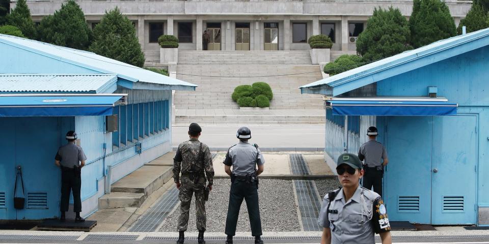 north south korea border