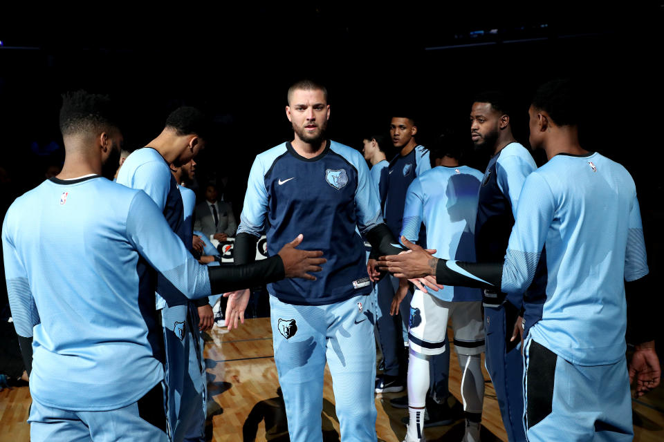 Chandler Parsons, who hasn’t played since October, will leave the Memphis Grizzlies indefinitely while they work out a deal. (Joe Murphy/Getty Images)