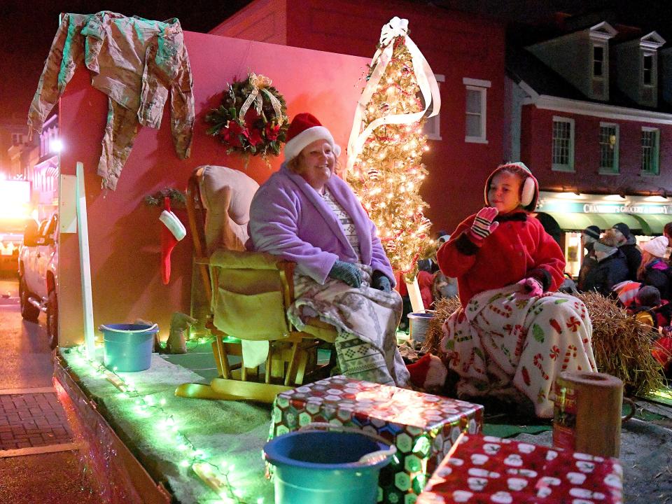 The Staunton Christmas Parade makes its way through downtown on Monday, Nov. 26, 2018. 