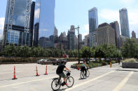 <p>The World Trade Center buildings and National September 11 Memorial & Museum are seen along West Street on Aug. 19, 2017. (Photo: Gordon Donovan/Yahoo News) </p>