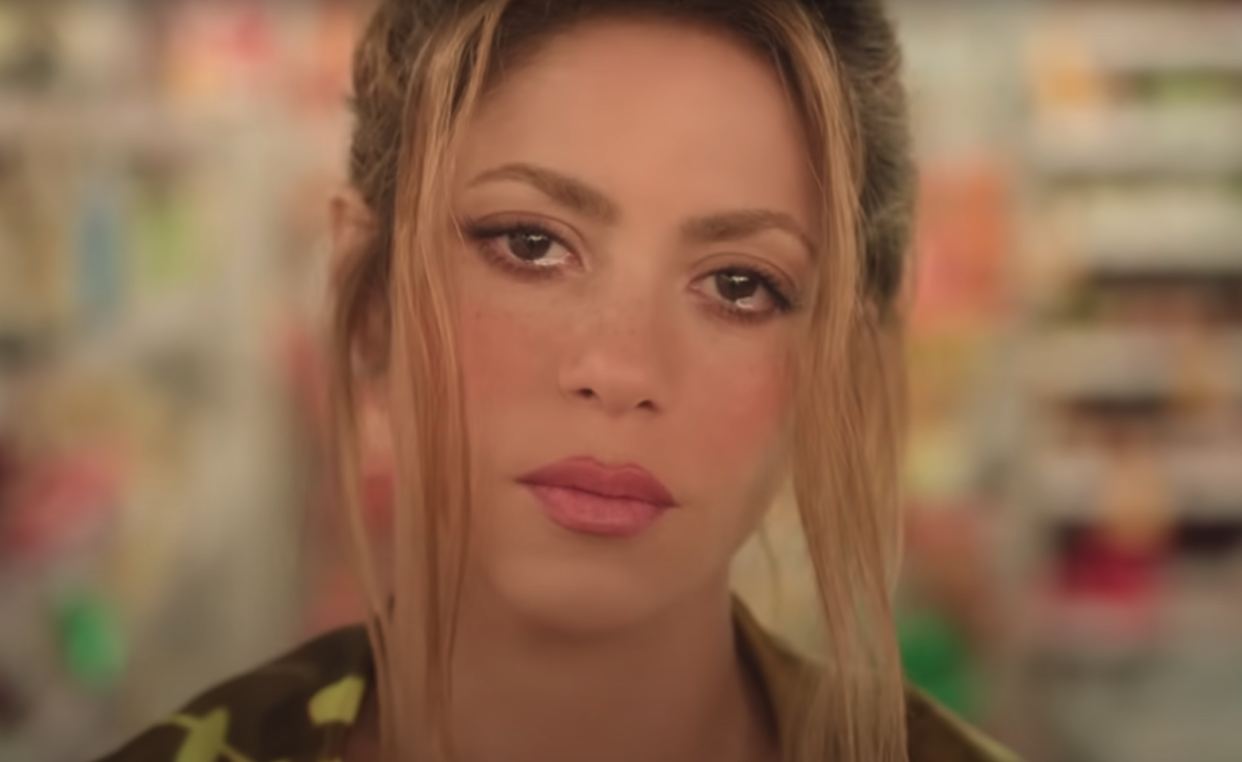 Shakira en el nuevo video de su canción 'Monotonía'/Captura de YouTube