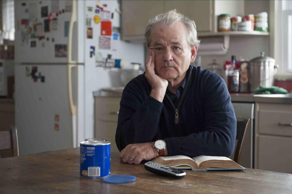 Bill Murray sitting at a kitchen table in "Olive Kitteridge"
