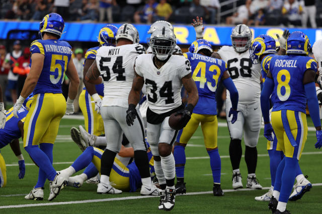 Raiders' Jimmy Garoppolo makes debut in preseason win over Rams