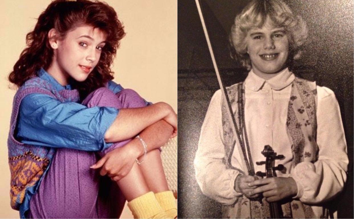 Singer Alyssa Milano and journalist Gretchen Carlson posted their photos using #MeAt14: Twitter/Alyssa Milano, Gretchen Carlson