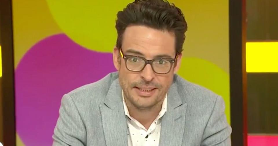 Joe Hildebrand has been slammed over a 'tone deaf' Covid rant on Twitter. Photo: Channel 10.