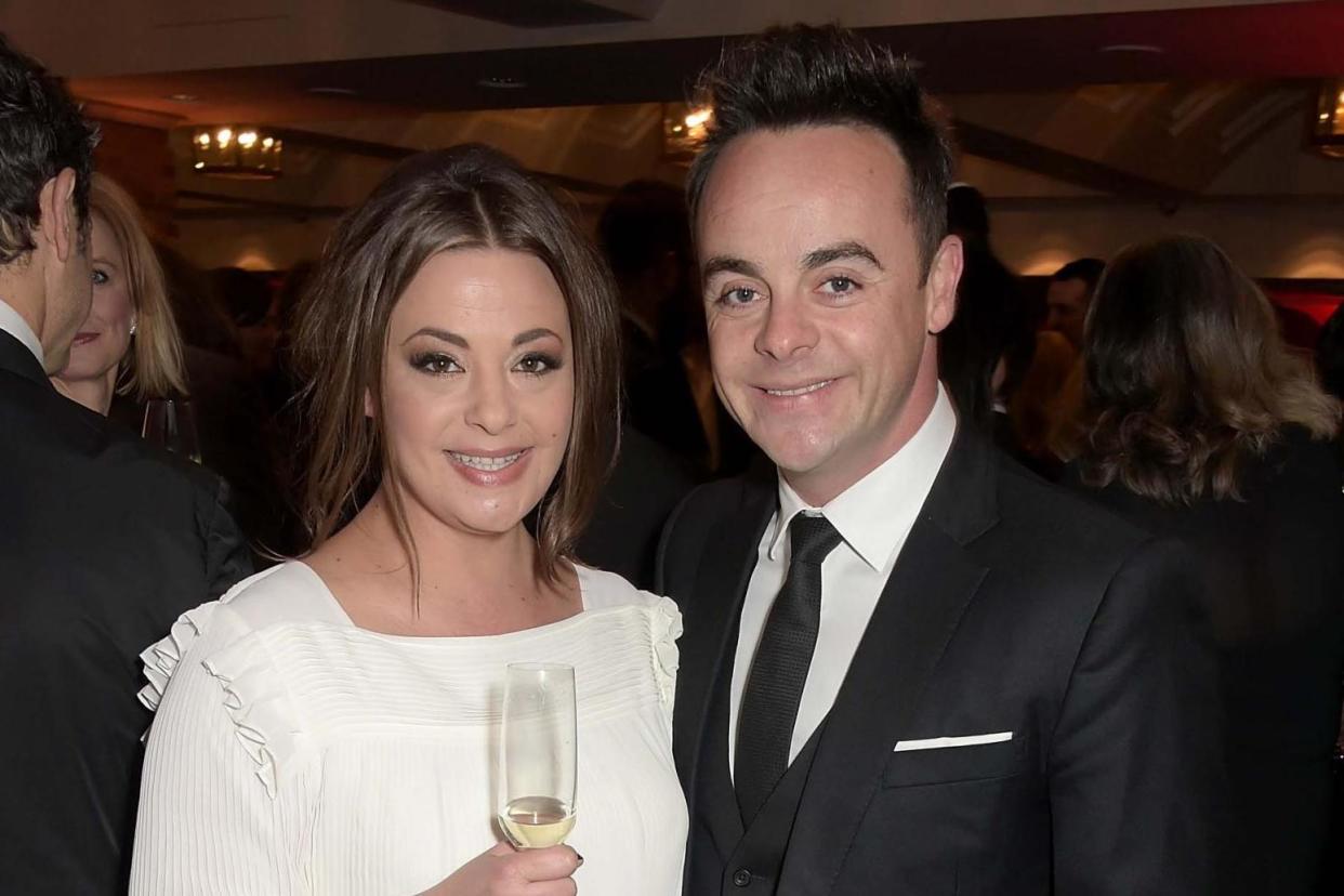 Split: Ant with his estranged wife Lisa Armstrong: Dave Benett