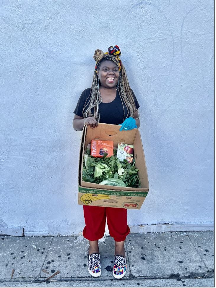 After finding that there were no vegan food banks in one of the vegan capitals of the world, Gwenna Hunter decided to create Vegans of L.A. to help feed the community.