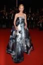 <p>Wearing Giles Deacon at the 2015 premiere of <i>Carol</i>.<br><i>[Photo: Getty]</i> </p>