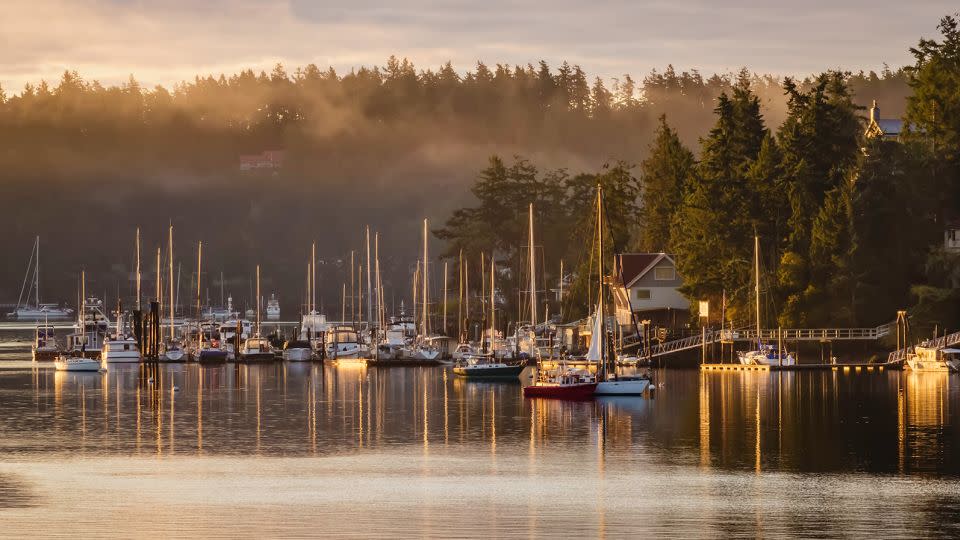 The San Juan Islands' largest town wakes up. - kschulze/iStockphoto/Getty Images