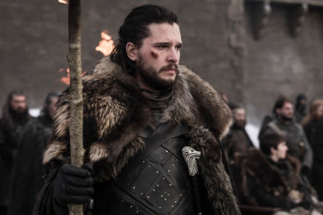 Kit Harington as Jon Snow in Season 8 of 'Game of Thrones.' - Credit: Helen Sloan/HBO