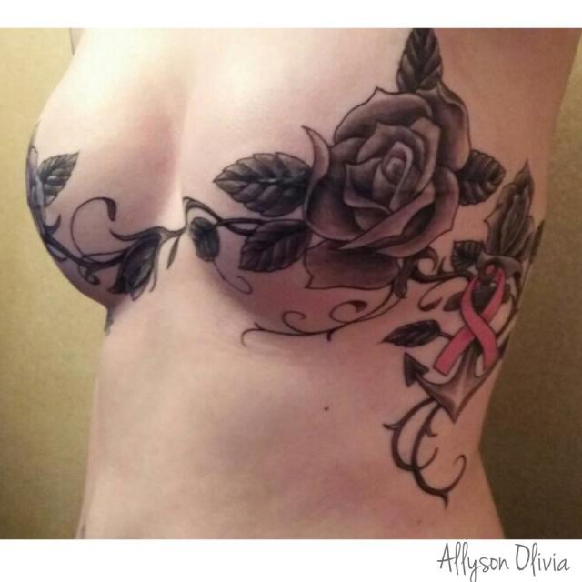 Allyson Lynch mastectomy tattoos
