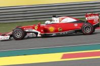 Formula One - Chinese F1 Grand Prix - Shanghai, China - 17/4/16 - Ferrari Formula One driver Sebastian Vettel of Germany drives during the Chinese Grand Prix. REUTERS/Aly Song