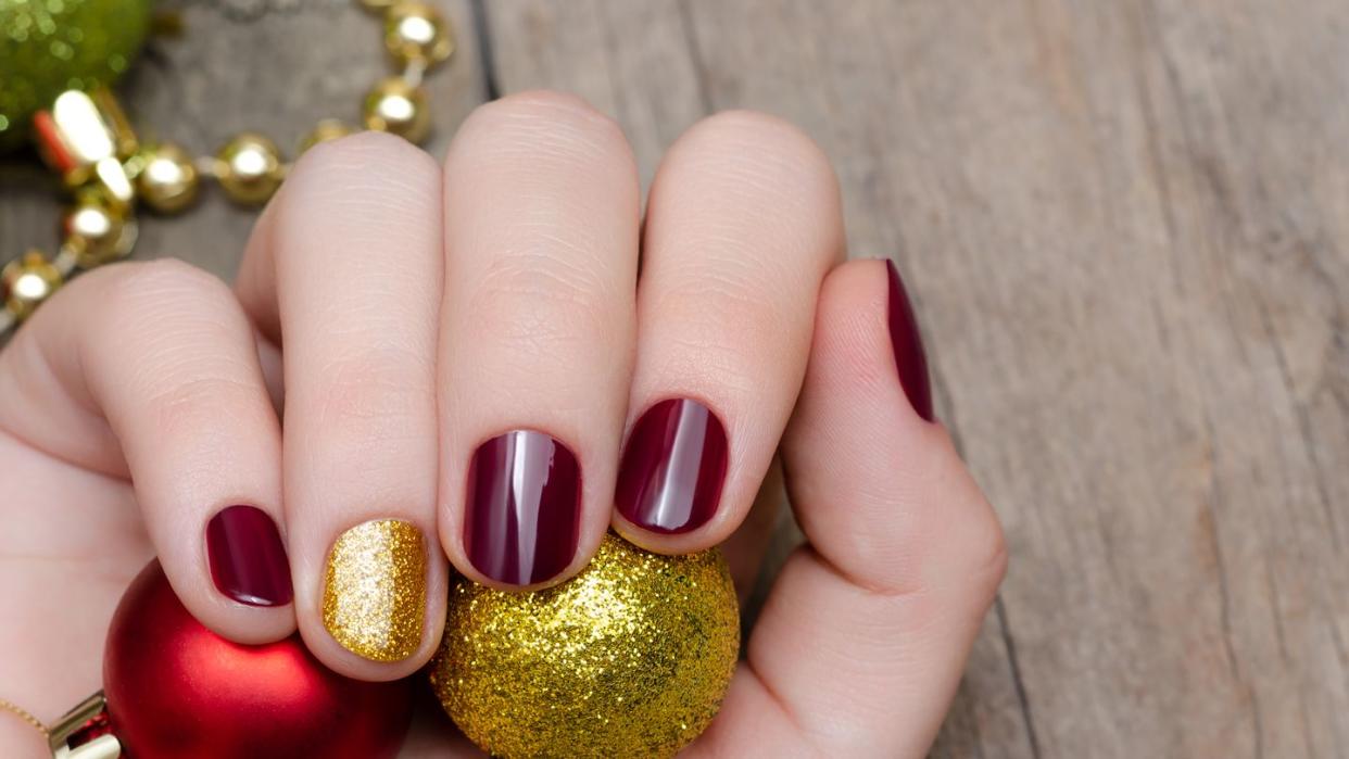 christmas nail art