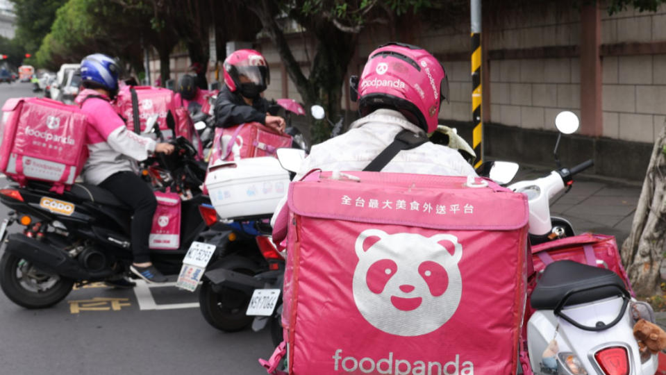 foodpanda外送平台。資料照片。廖瑞祥攝