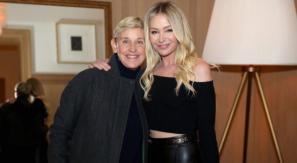 Ellen DeGeneres and Portia de Rossi - Credit: Kelly Sullivan/Getty Images