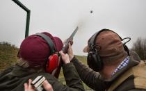 Learning to shoot with the gun that takes two years to make, is loved by the Royals and costs £100,000