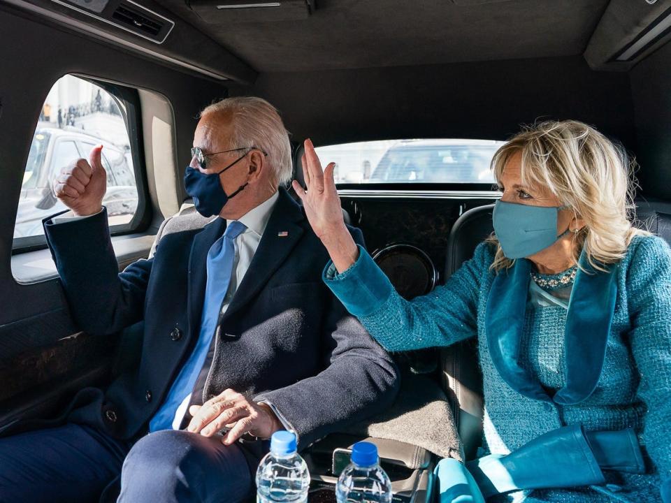 Joe Biden and Jill Biden in The Beast