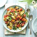 <p>Subtly sweet and spiced, this <a href="https://www.goodhousekeeping.com/uk/food/recipes/g567268/salad-recipes/" rel="nofollow noopener" target="_blank" data-ylk="slk:seasonal salad;elm:context_link;itc:0" class="link ">seasonal salad</a> brings bags of freshness to any BBQ line-up. </p><p><strong>Recipe: <a href="https://www.goodhousekeeping.com/uk/food/recipes/a570601/griddled-courgette-salad/" rel="nofollow noopener" target="_blank" data-ylk="slk:Griddled courgettes, tomatoes and lemon;elm:context_link;itc:0" class="link ">Griddled courgettes, tomatoes and lemon</a></strong></p>