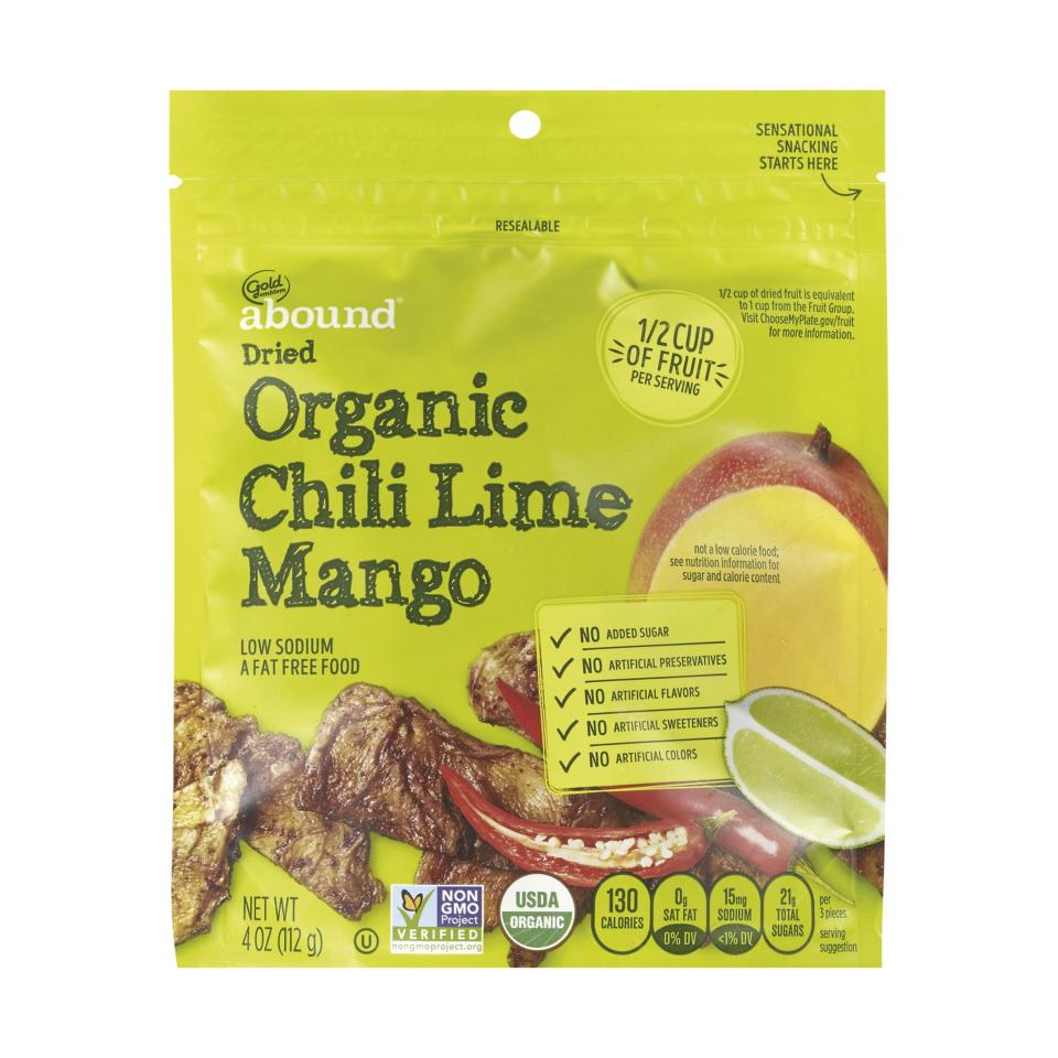 8) Dried Organic Chili Lime Mango