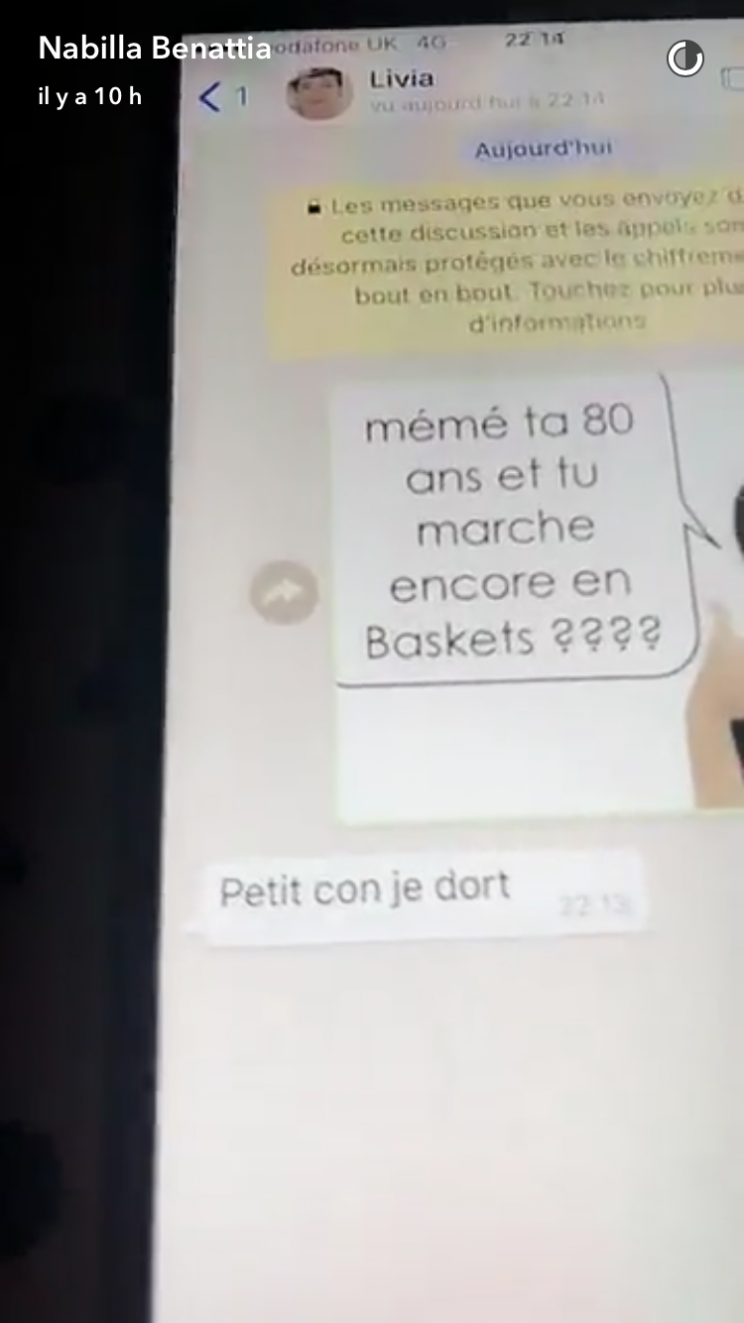 <p>La grand-mère de Nabilla n’a pas apprécié que Thomas la dérange, malgré les emojis à l’effigie de sa petite-fille.</p>