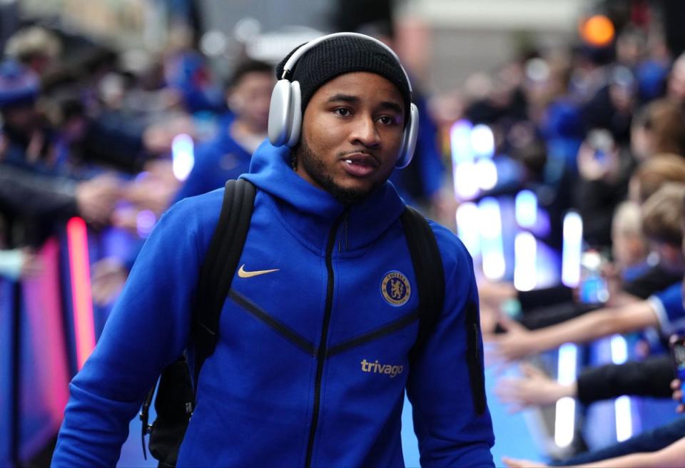 Worth the wait? Nkunku is in line to finally make his competitive debut for Chelsea against Newcastle (PA)