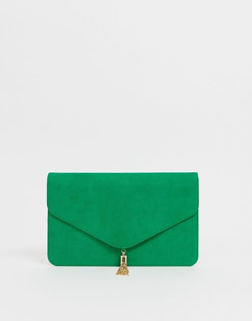 ASOS DESIGN Tassel Clutch Bag  