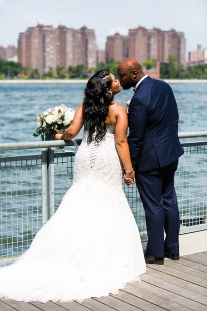 "David and Amanda Wilson married on July 15 at Giando On The Water in Brooklyn, New York." -- <i>Mario Fernandez&nbsp;</i>