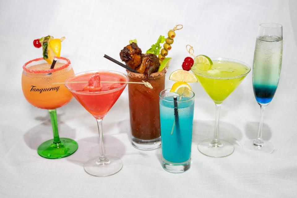 Deluxe, The Fine Art of Dining, had an array of mixed drinks that we were excited to photograph.