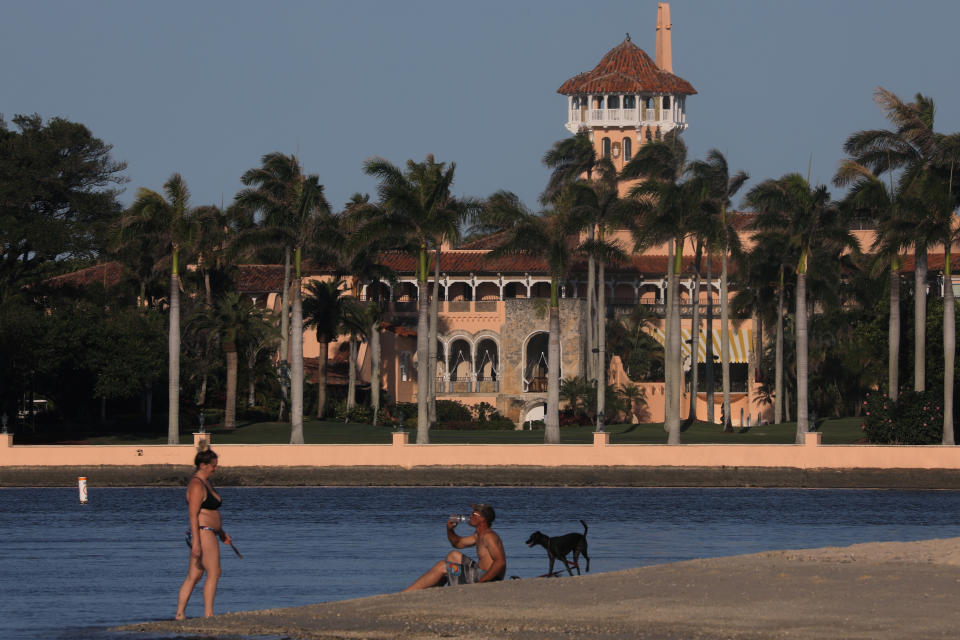 Hier wird Donald Trump zukünftig den größten Teil des Jahres wohnen: Das Mar-a-Lago Ressort in Florida. (Bild: REUTERS/Carlos Barria)